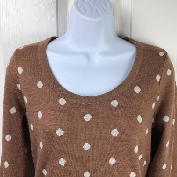 The Limited Polka Dot Wool Blend Sweater S - Picture 2 of 6